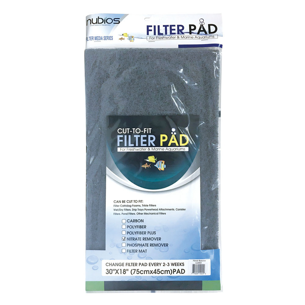 NUBIOS Nitrate Remover Cut-to-Fit Filter Pad 10x18in