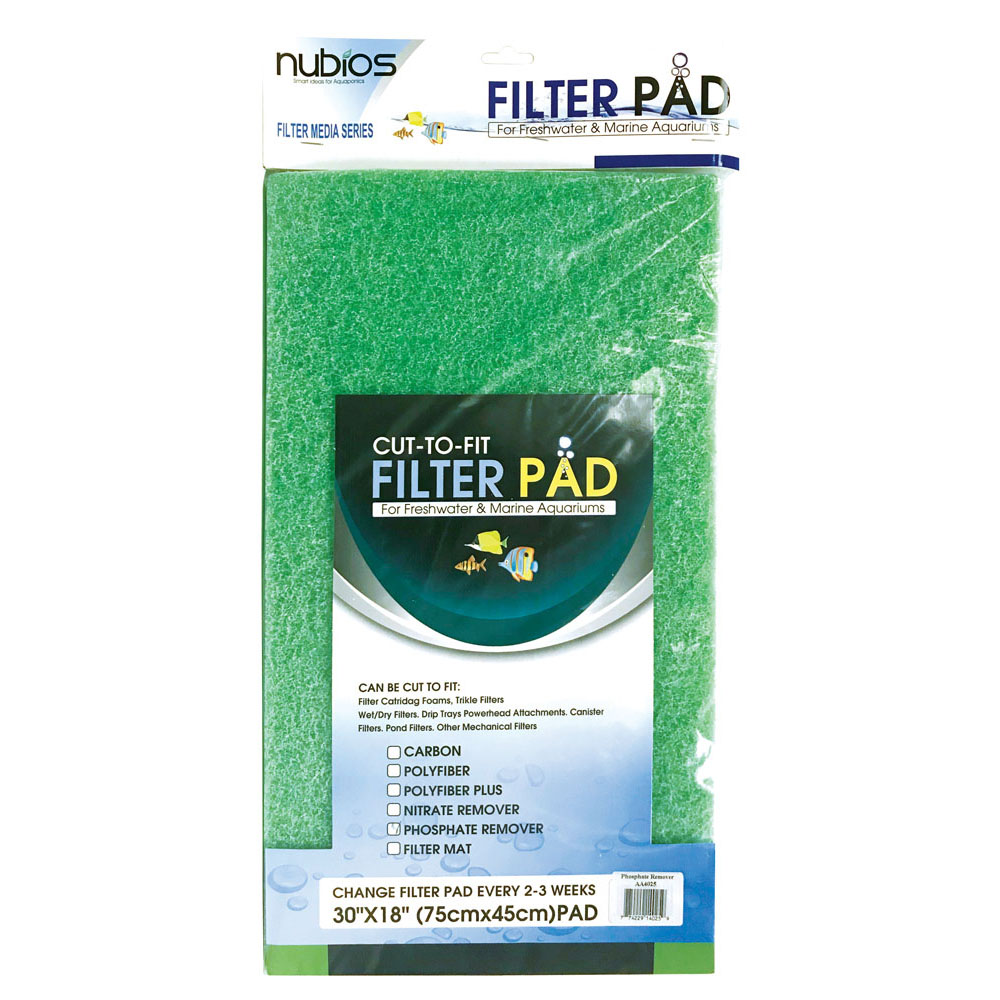 NUBIOS Phosphate Remover Cut-to-Fit Filter Pad 10x18in