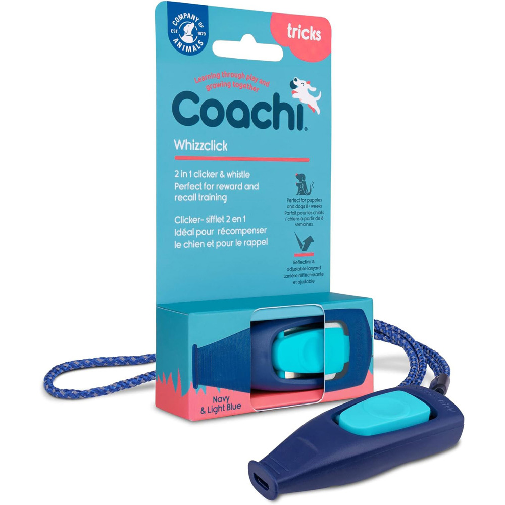 COACHI Whizzclick Navy Light Blue Button