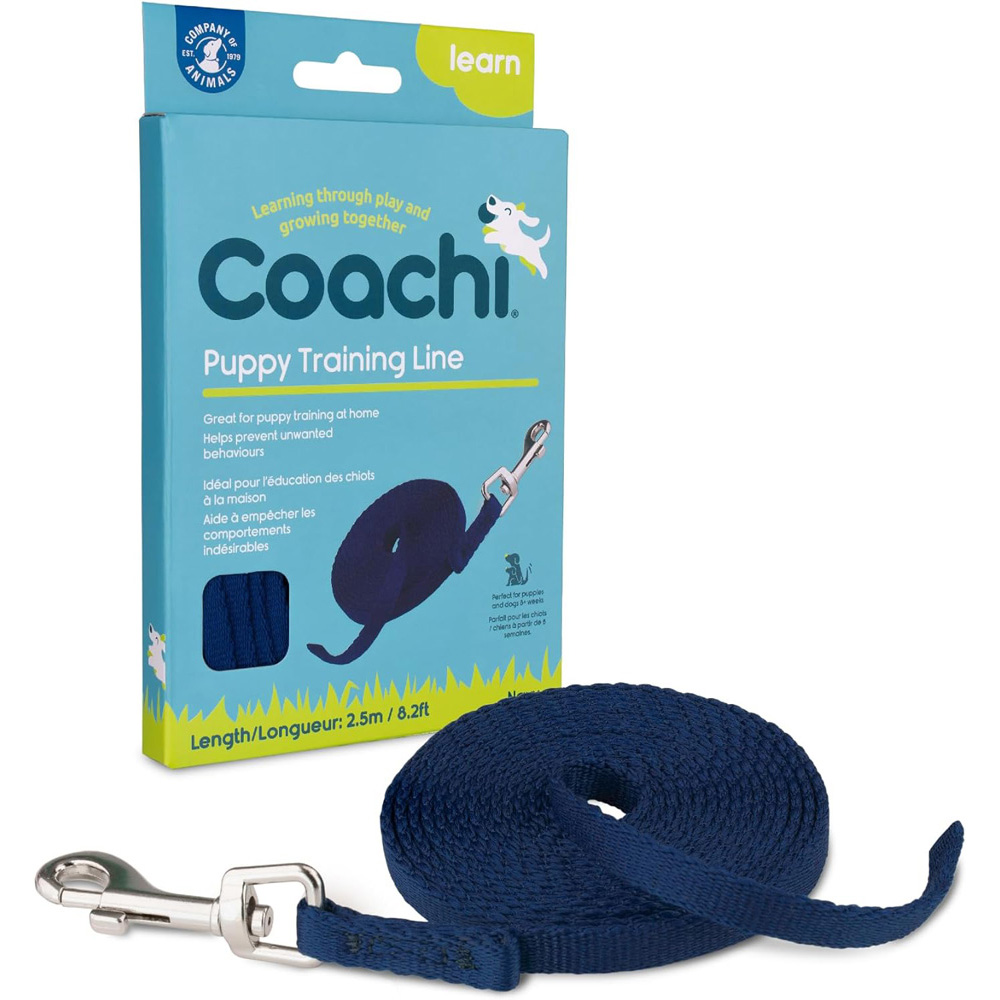 COACHI Puppy Training Line Navy 2.5m