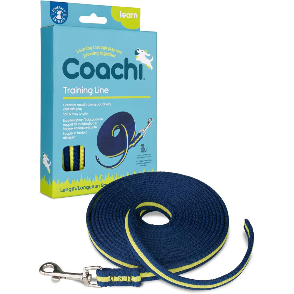 COACHI Training Line Navy & Lime 5m