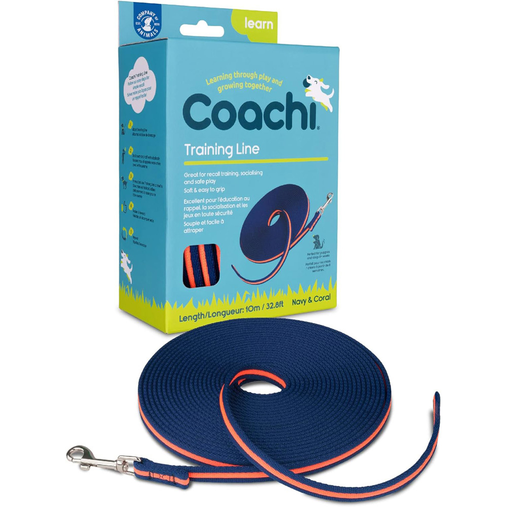 COACHI Training Line Navy & Coral 10m