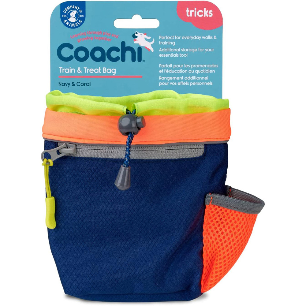 COACHI Train & Treat Bag Navy & Coral