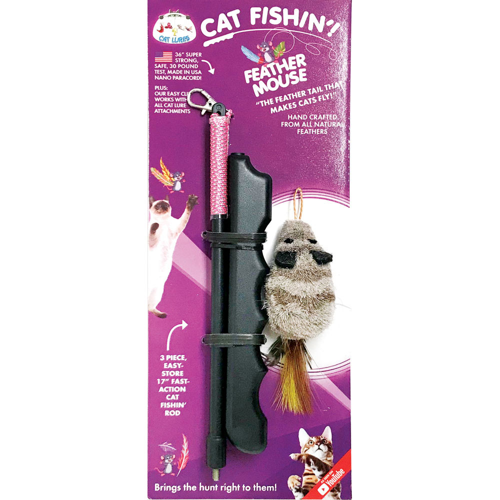 CAT LURES Cat Fishin FEATHER MOUSE