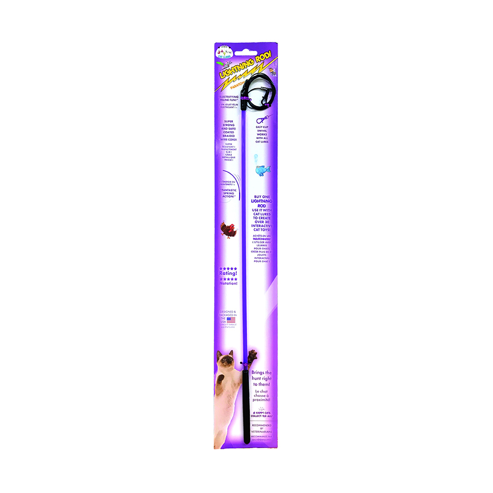 CAT LURES Lightning Rod w/swivel clip 19"