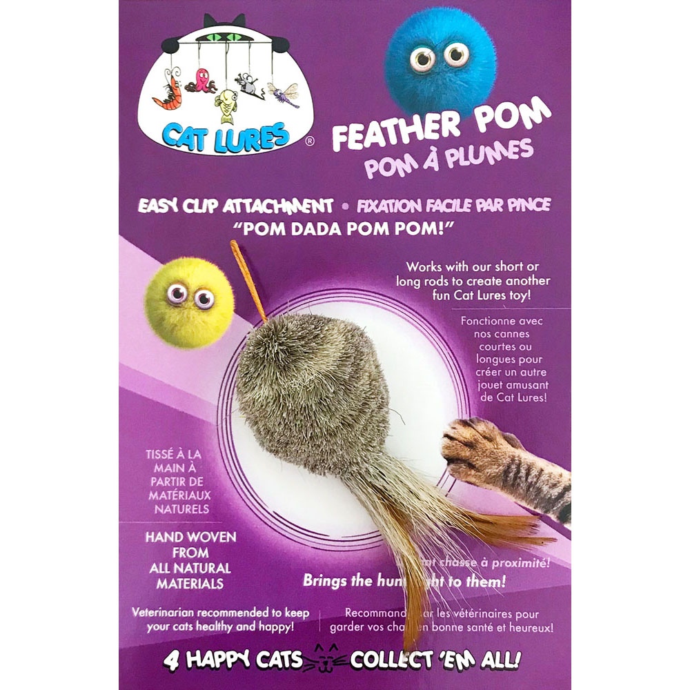 CAT LURES Feather Pom 3.5x1x1