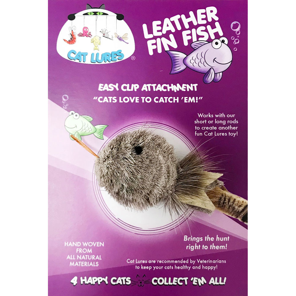 CAT LURES Leather Fin Fish 3.5x1x1