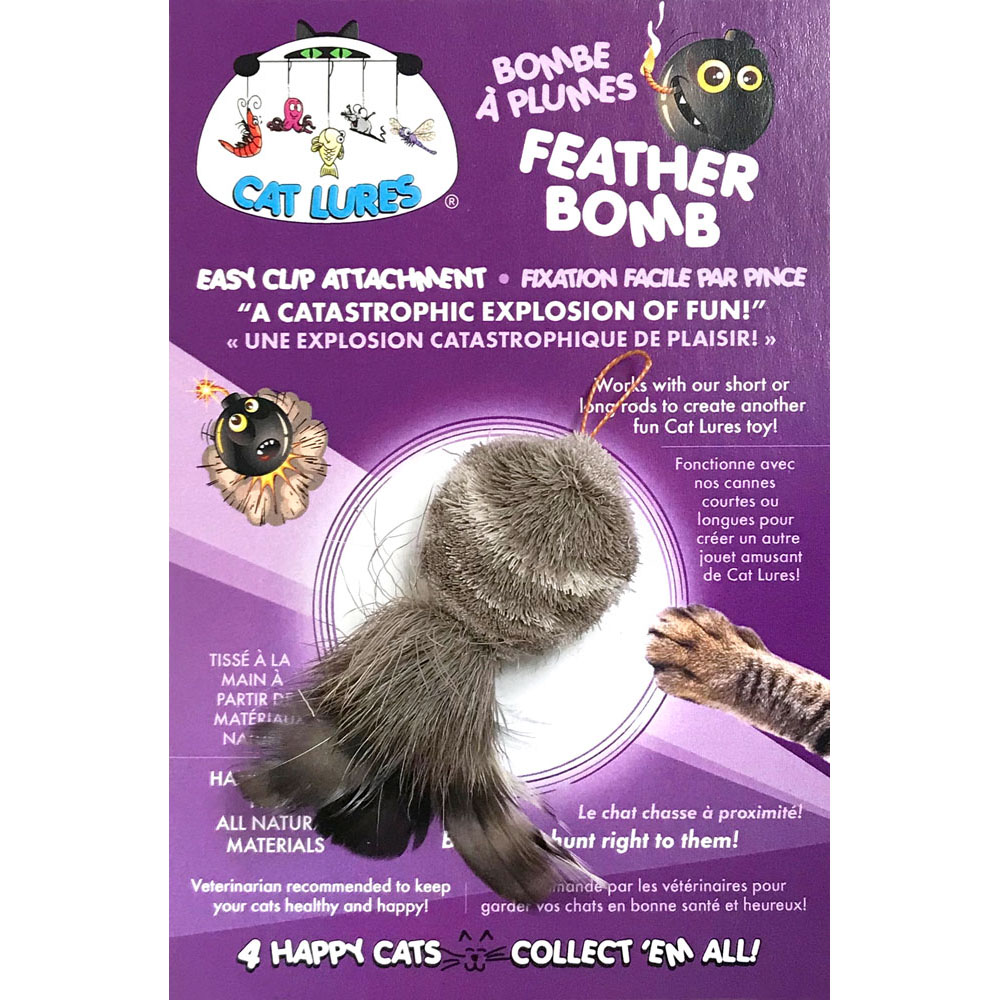CAT LURES Feather Bomb 3.5x1x2