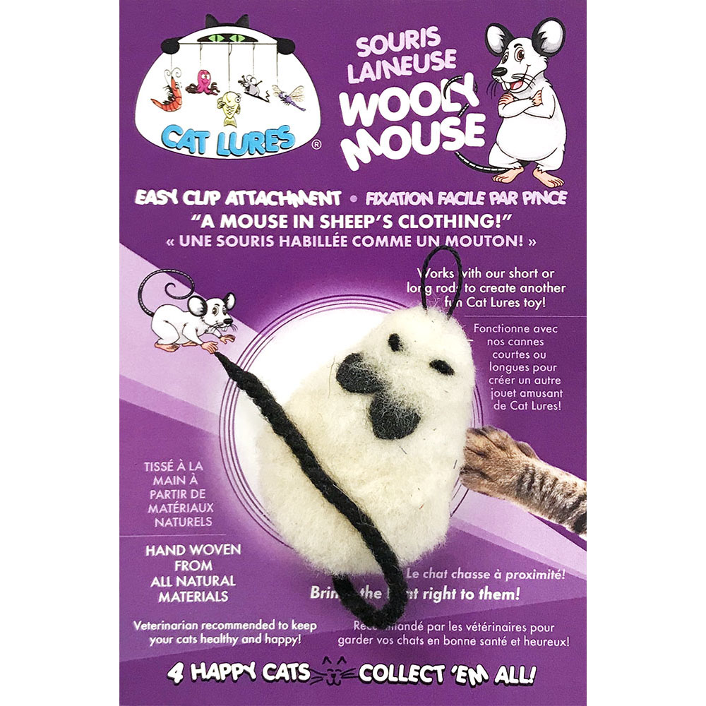 CAT LURES Wooly Mouse 4x1.5x1