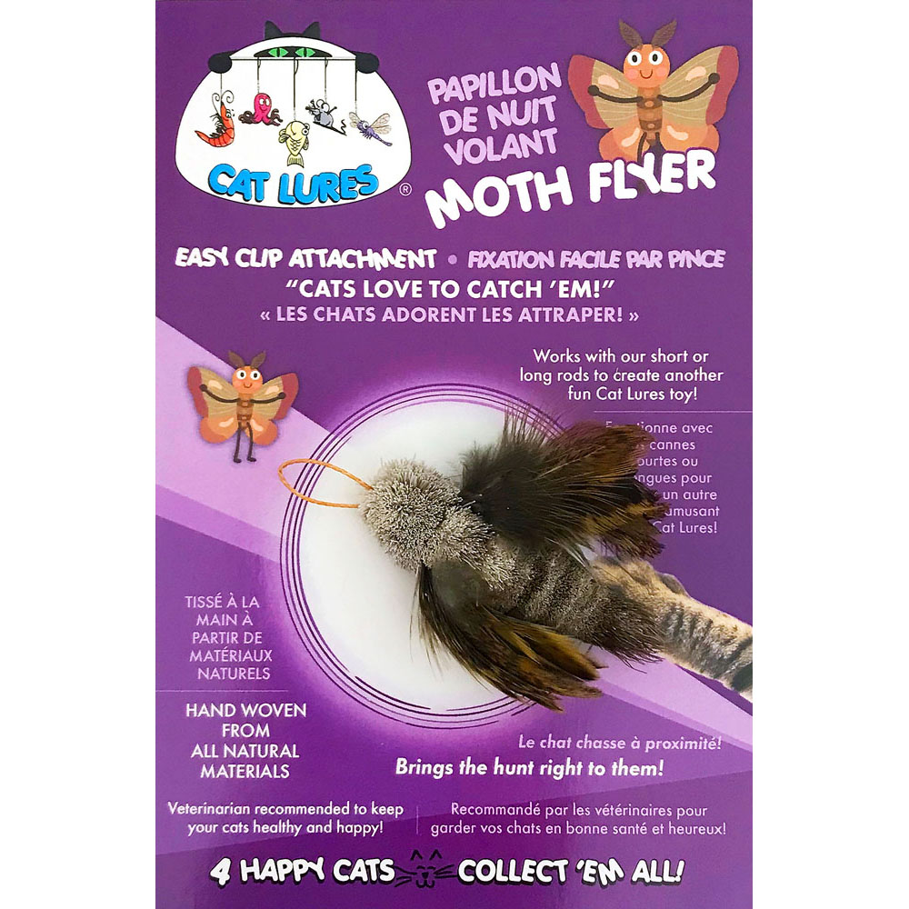 CAT LURES Moth Flyer 2.25x2.25x1