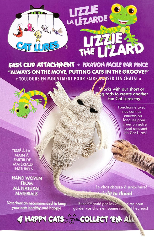 CAT LURES Lizzie the Lizard