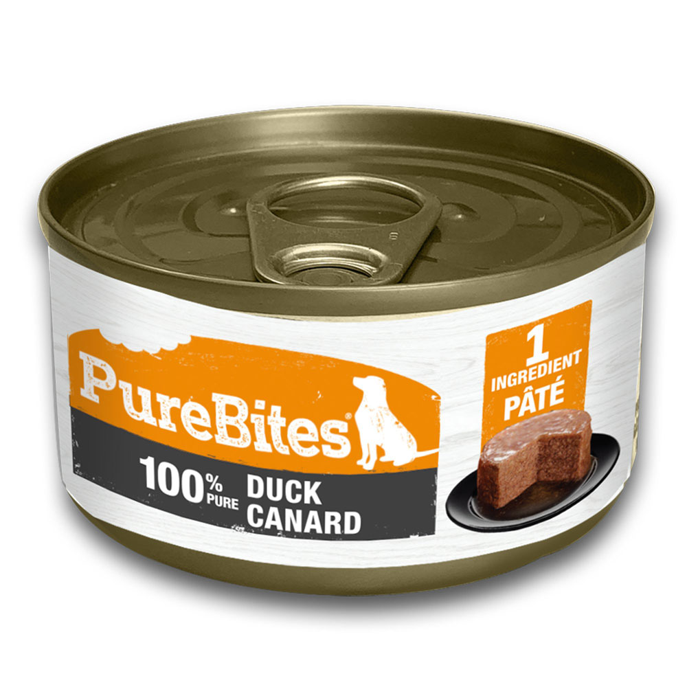 PUREBITES Dog Protein Paté Duck 71 g/2.5 oz (12)