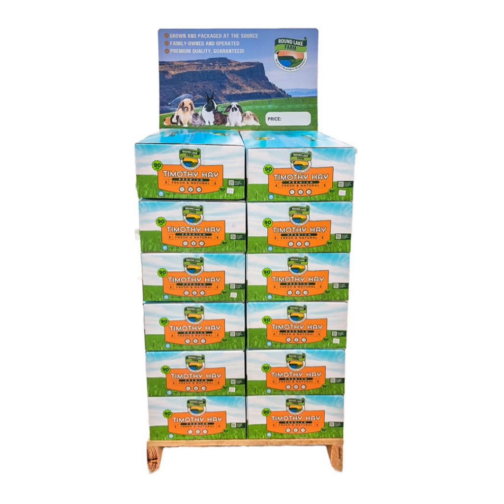 ROUND LAKE FARM Timothy Hay 90oz (12) Shipper