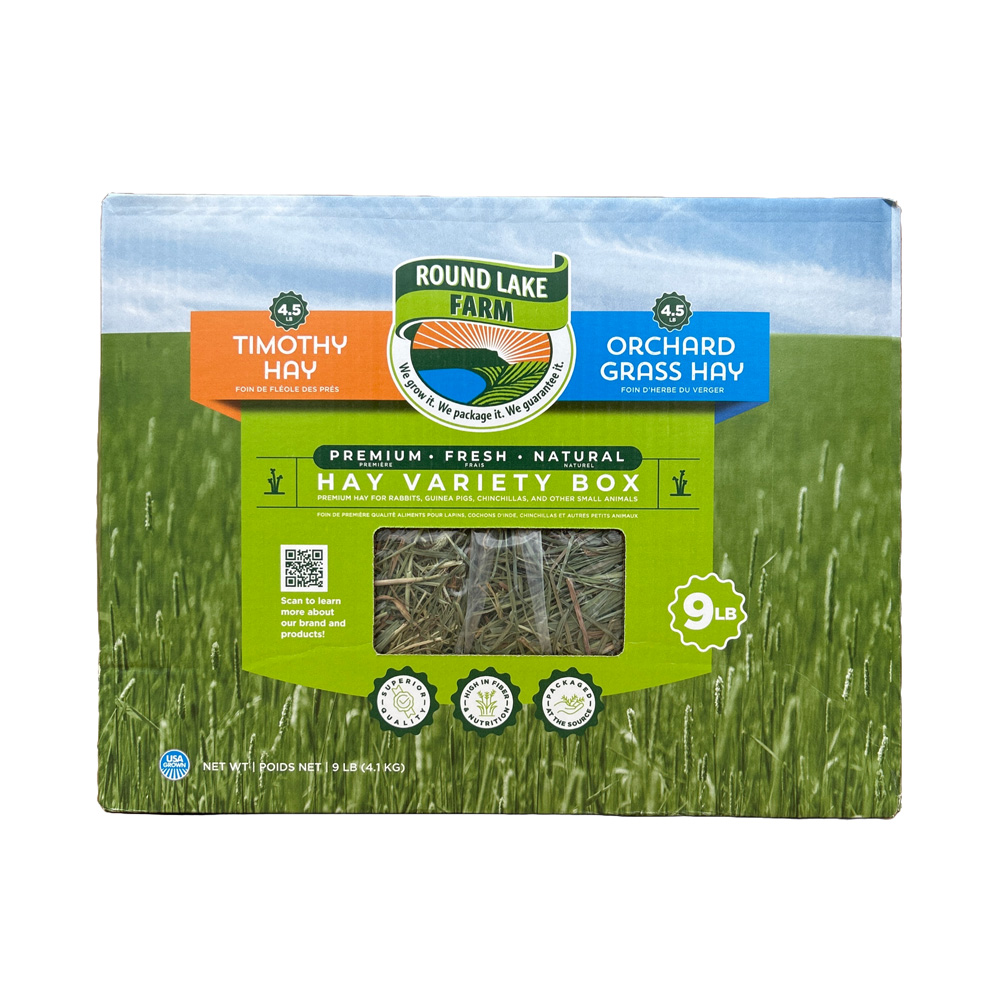 ROUND LAKE FARM Timothy & Orchard Hay - 9lb