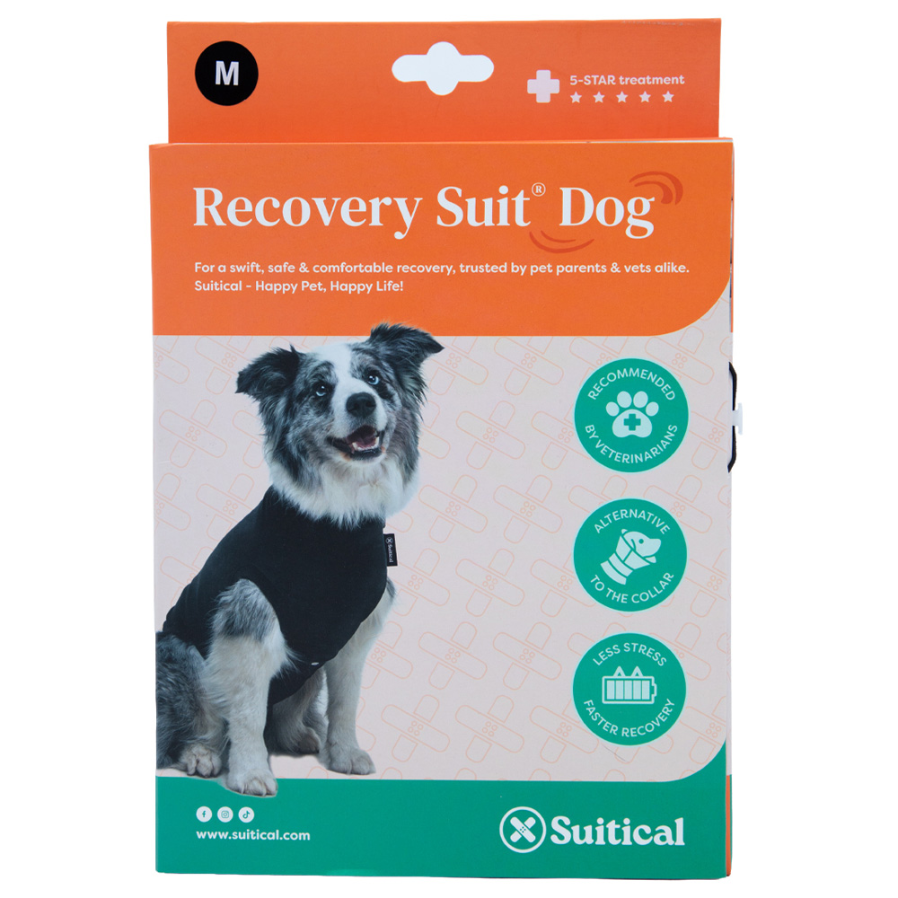 SUITICAL Recovery Suit - Dog - Black M