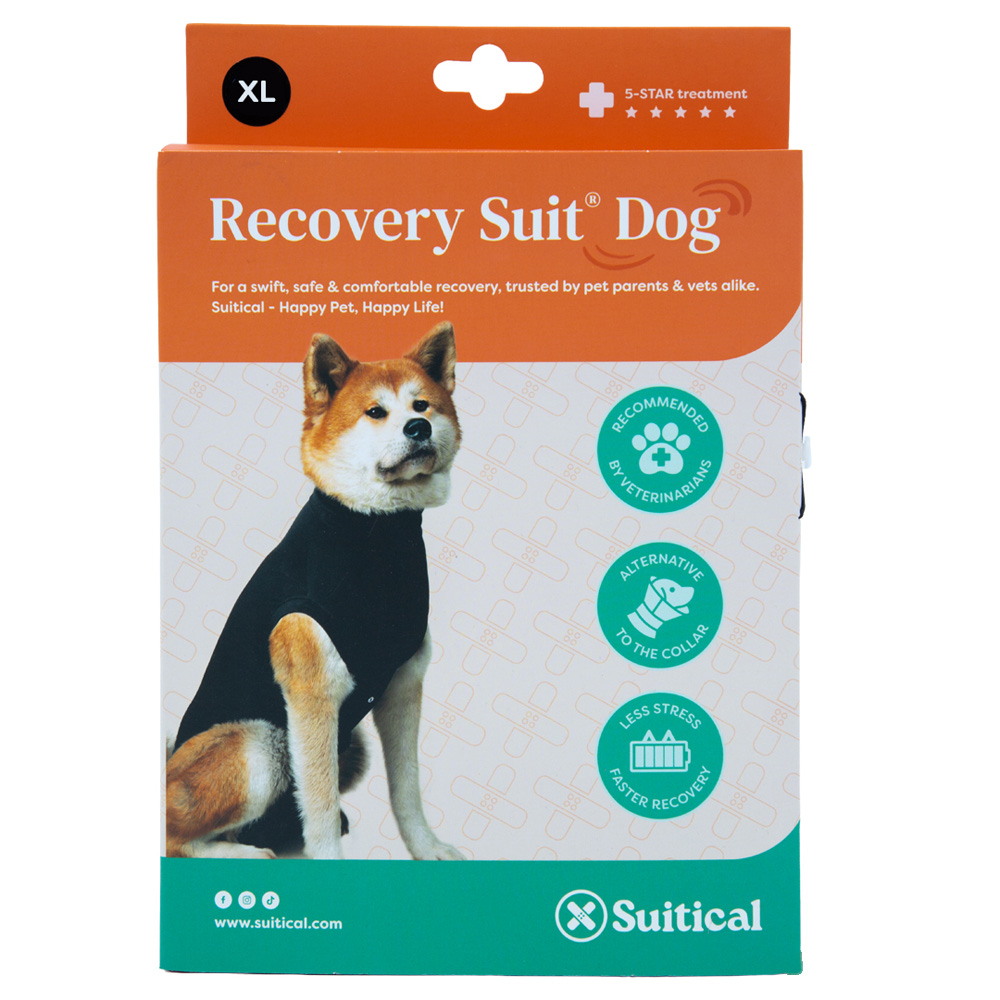 SUITICAL Recovery Suit - Dog - Black XL