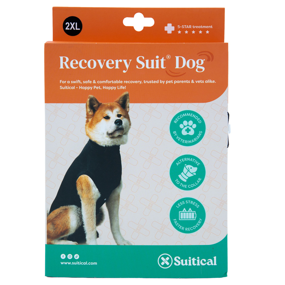 SUITICAL Recovery Suit - Dog - Black 2XL