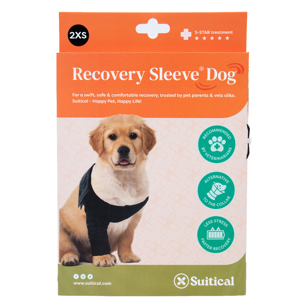SUITICAL Recovery Sleeve - Dog - Black 2XS